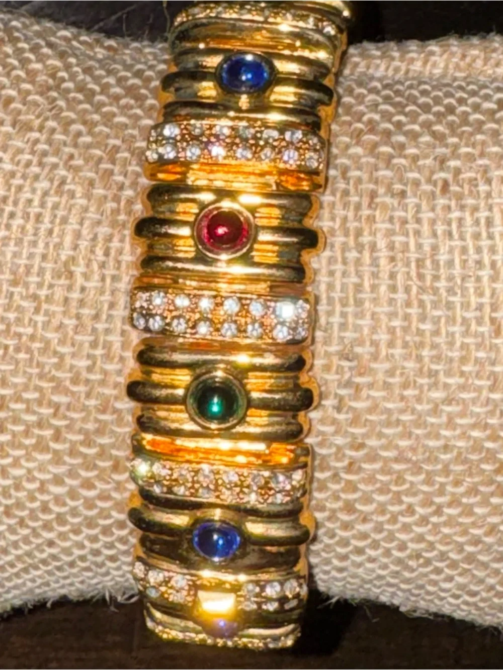 Vintage Pierre Jacquard Gold Tone Quartz Dress Watch